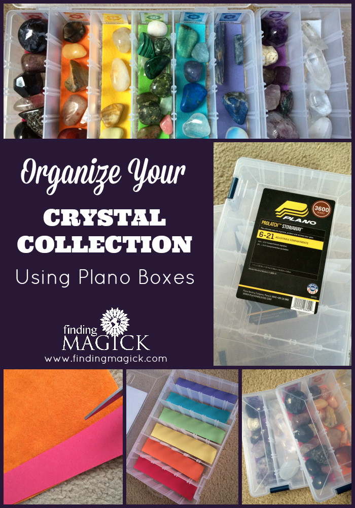 How To Organize Your Crystal Collection Using Plano Boxes - FindingMagick.com