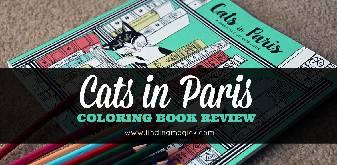 Cats In Paris Coloring Book - FindingMagick.com