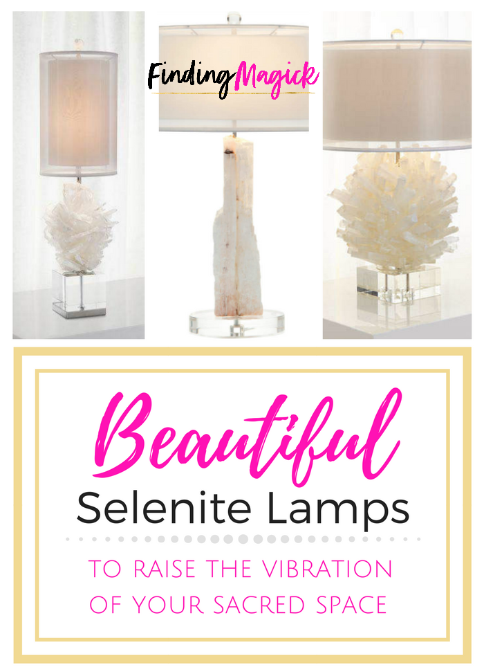 Selenite Lamp Sacred Space Ideas for your Home