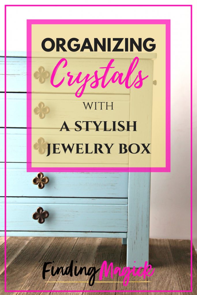 Using a Wooden Jewelry Box to Organize Crystals and Stones Main Pic